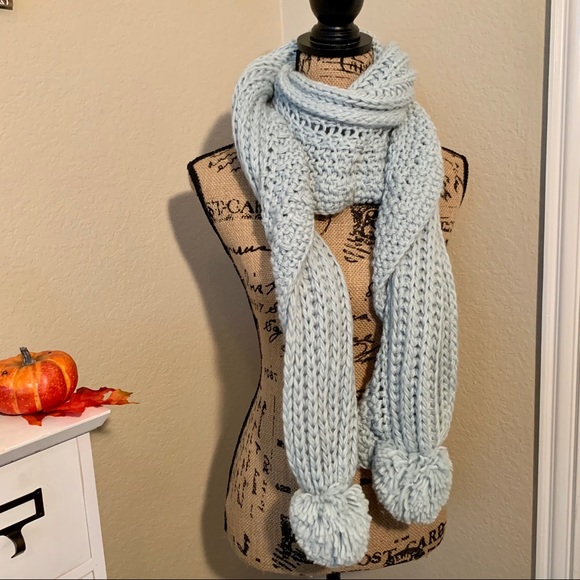 CHARTER CLUB : Boho Mint Ruffle-Knit Boa Scarf NWOT - Picture 2 of 5